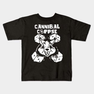 cannibal dice bunny Kids T-Shirt